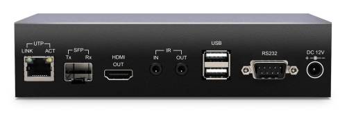 KVM-over-IP 4K Ultra-HD HDMI / USB 2.0 / Audio / RS232 / IR -- Receiver up to 150 m (IP/CAT), SC&T HKM02BR-4K